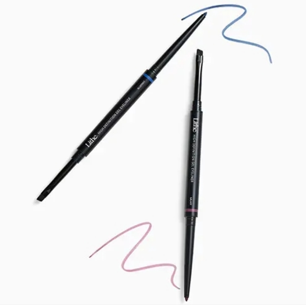 NEW NWT‎ LITHE BEAUTY High Definition Gel Eyeliner Set in Galaxy and Blueprint